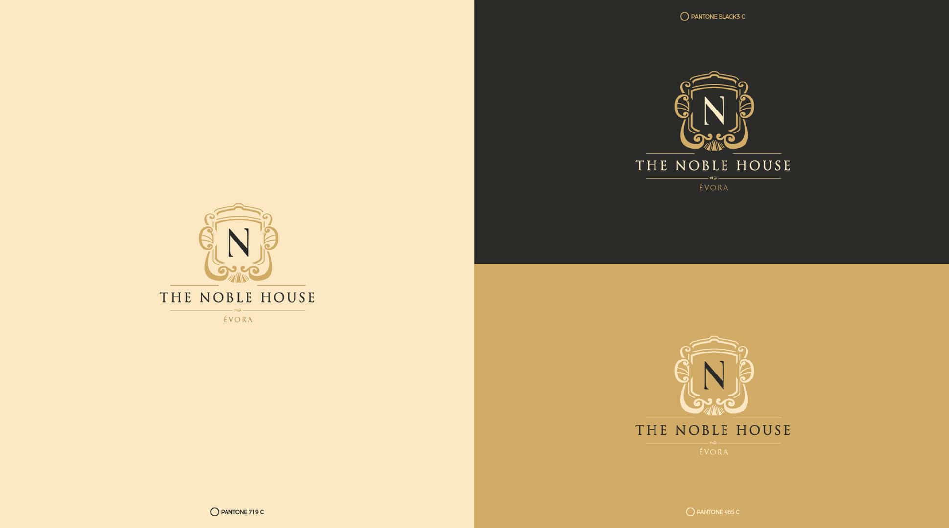 the noble house logo branding